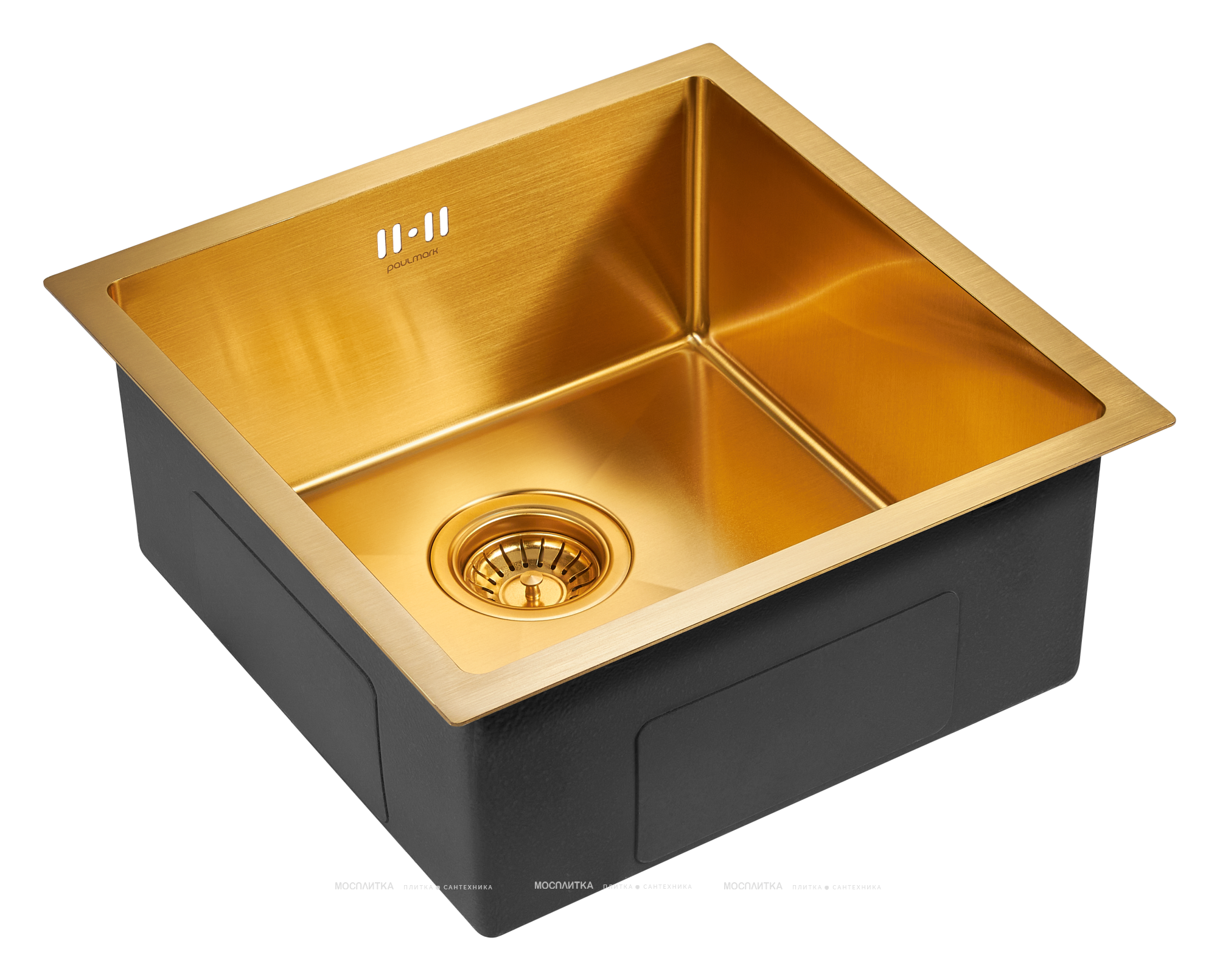 Мойка кухонная Paulmark Gerberg PM214444-BG брашированное золото - изображение 2