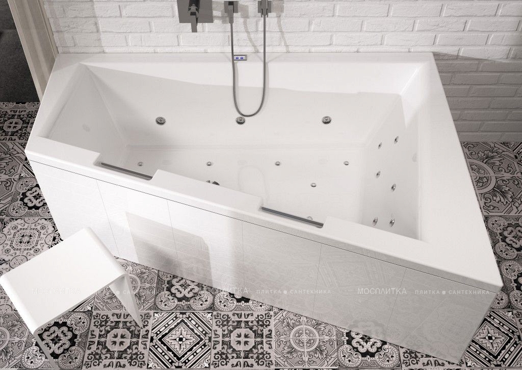 Акриловая ванна Riho Doppio 180 см L - изображение 3