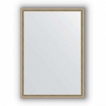 Зеркало в багетной раме Evoform Definite BY 0622 48 x 68 см, витое серебро
