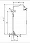 Душевая стойка Timo Nelson SX-1290/00 chrome, 3-х режимная, хром - 2 изображение