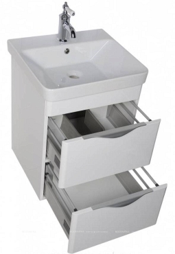 Комплект мебели для ванной Aquanet Орлеан 50 белый - 7 изображение