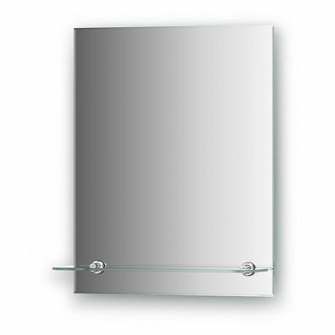 Зеркало с полочкой Evoform Attractive, BY 0501, с фацетом 5 мм, 40 x 50 см