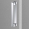 Душевая дверь Vincea Alpha 70x195 см, VDP-3AL700CLB, профиль черный, стекло прозрачное - 8 изображение