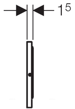 Кнопка смыва для унитаза Geberit Sigma 10 115.891.SN.5 нержавеющая сталь - 2 изображение