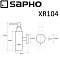 Дозатор Sapho X-Round XR104 хром - 2 изображение