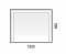 Зеркало Corozo Алано 100 см SD-00001023 с подсветкой и сенсорным выключателем, белый - 6 изображение