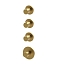 Душевой комплект Paffoni Modular Box, медовое золото брашированное, KITMB019HGSP141KING - 2 изображение