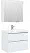 Комплект мебели для ванной Aquanet Гласс 80 белый 