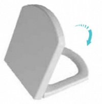 Крышка-сиденье для унитаза Bocchi Lavita A0331-001 с микролифтом, белое