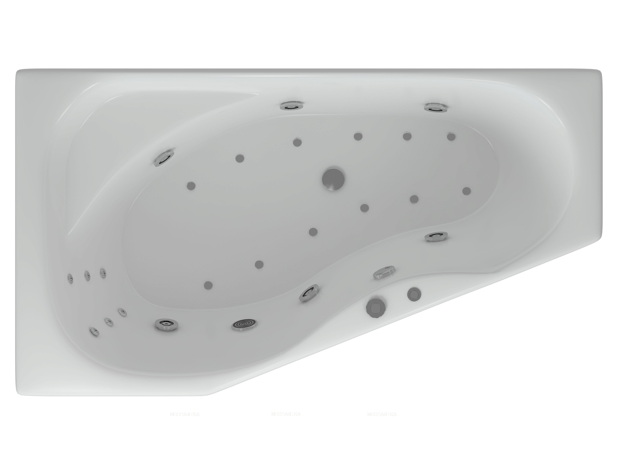 Акриловая ванна Aquatek Медея 170 см L на объемном каркасе - изображение 2