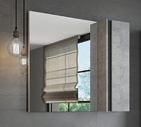 Зеркальный шкаф Comfortу Эдинбург-90 бетон светлый