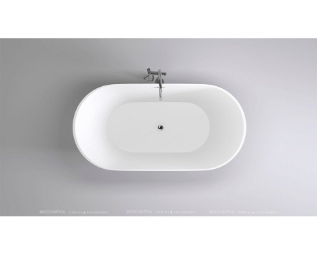 Акриловая ванна Black&White Swan 103SB00, 170x80 см - 4 изображение