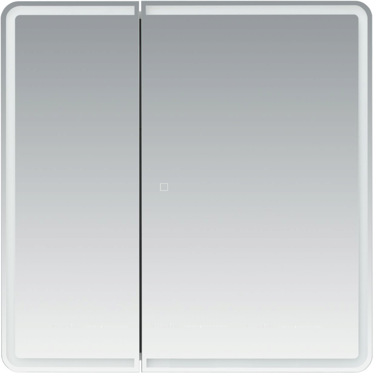 Зеркальный шкаф Aquanet Оптима 70 с LED подсветкой - изображение 5