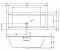 Акриловая ванна Riho Rething Cubic 160x70 R BD87C0500000000 - 3 изображение