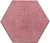 Плитка Hexa Toscana Hot Pink 13х15