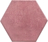 Керамическая плитка Ape Ceramica Плитка Hexa Toscana Hot Pink 13х15 