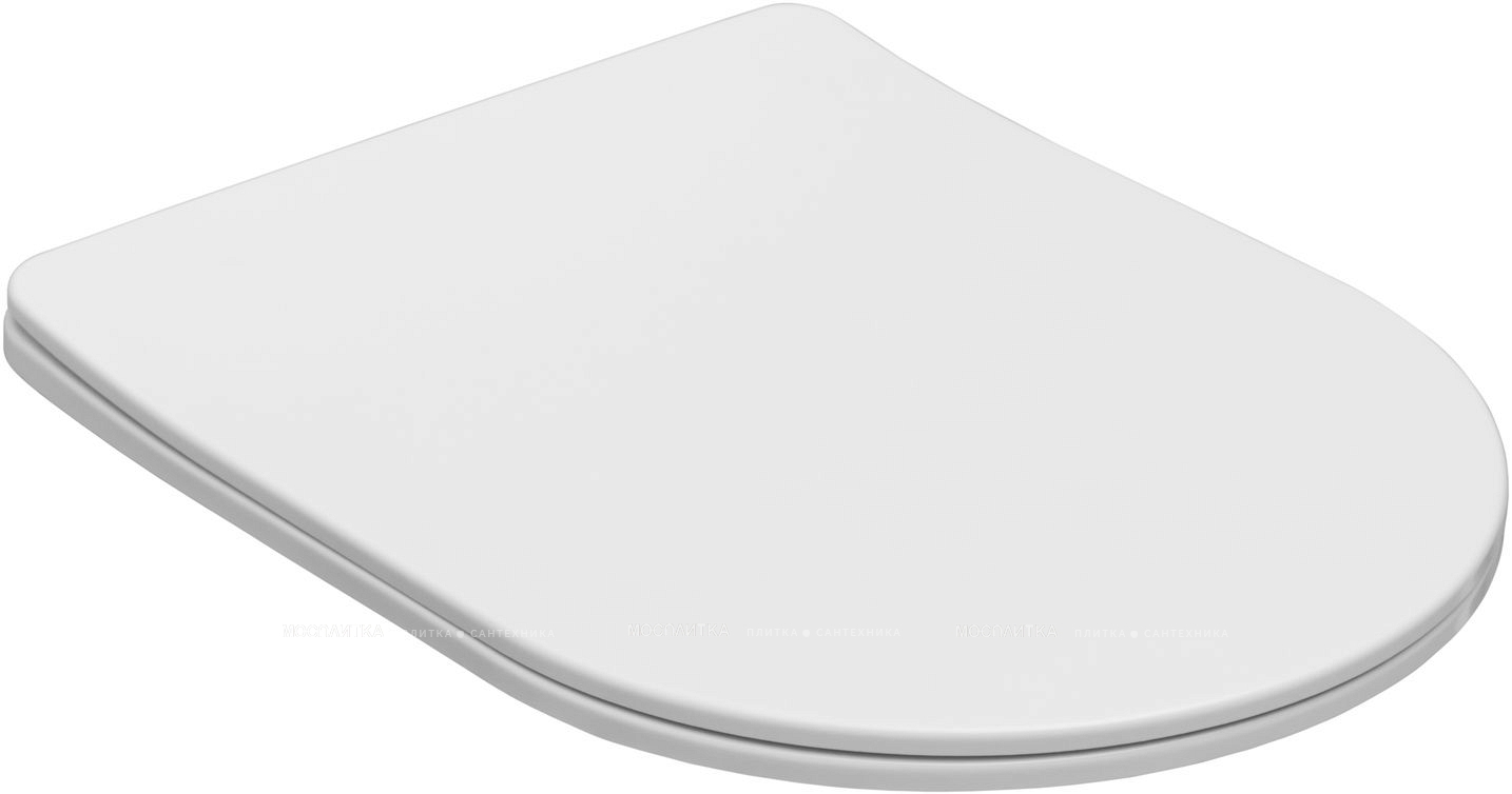 Унитаз-компакт безободковый Creto Logan L5 1005-001-L6CW с крышкой-сиденьем микролифт, белый - изображение 15