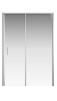 Душевая дверь Creto Nota стекло прозрачное профиль хром 140х200 см 122-WTW-140-C-CH-6 EASY CLEAN