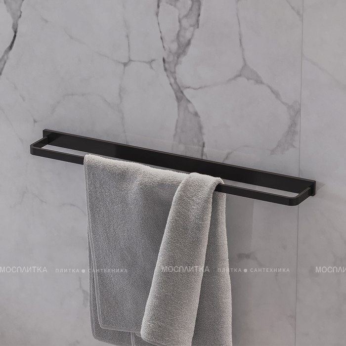 Вешалка для полотенца Omnires Darling 60,8 см (черная BLH), DA70216BL - изображение 2