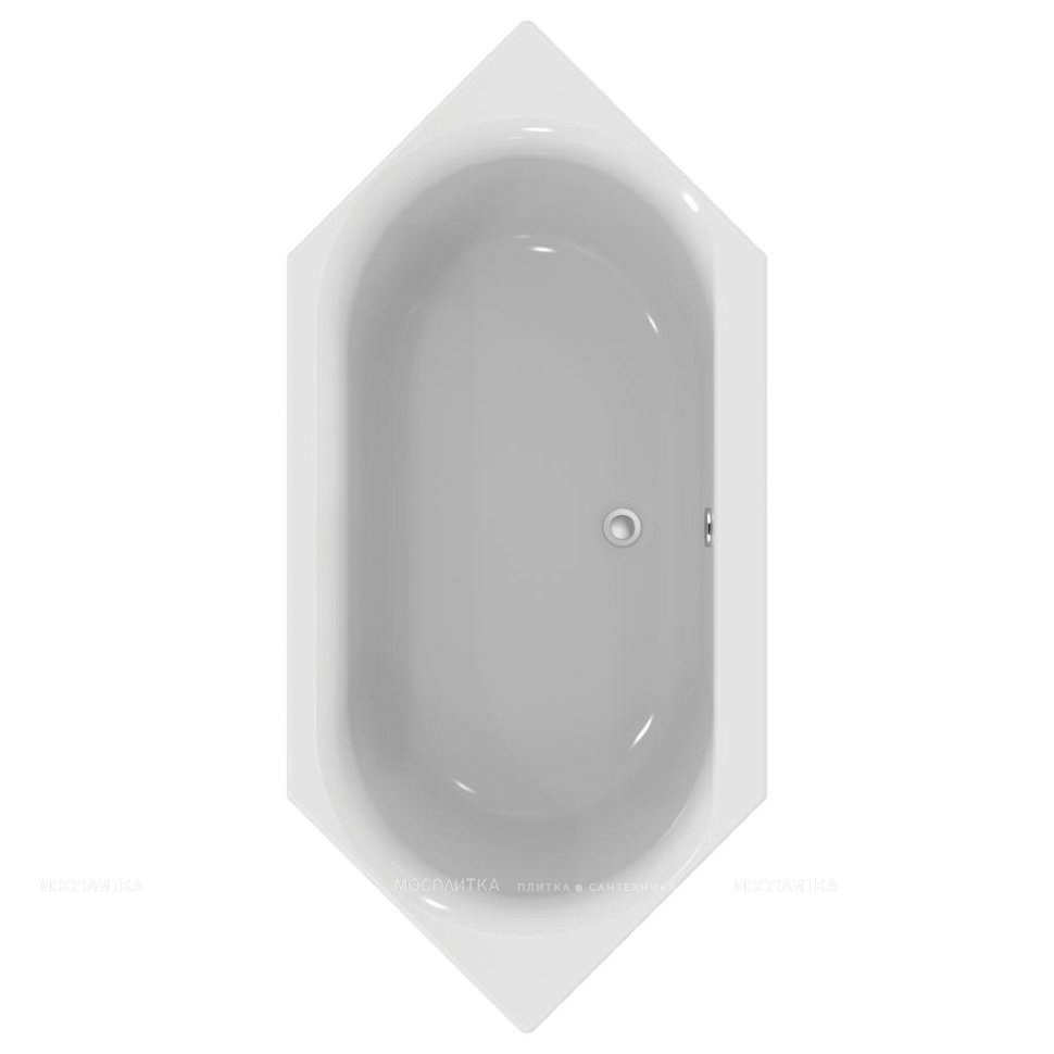 Встраиваемая акриловая шестиугольная ванна 180х90 см Ideal Standard E106901 CONNECT AIR - изображение 2