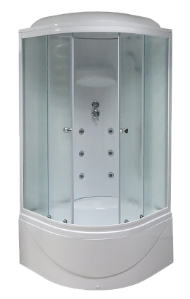Душевая кабина Royal Bath 100BK3-WC белое/матовое