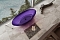 Ванна из полиэфирной смолы 180х85 Abber Kristall AT9702Amethyst фиолетовая - 4 изображение