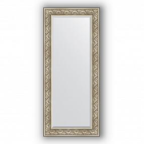 Зеркало в багетной раме Evoform Exclusive BY 3580 70 x 160 см, баРокко серебро