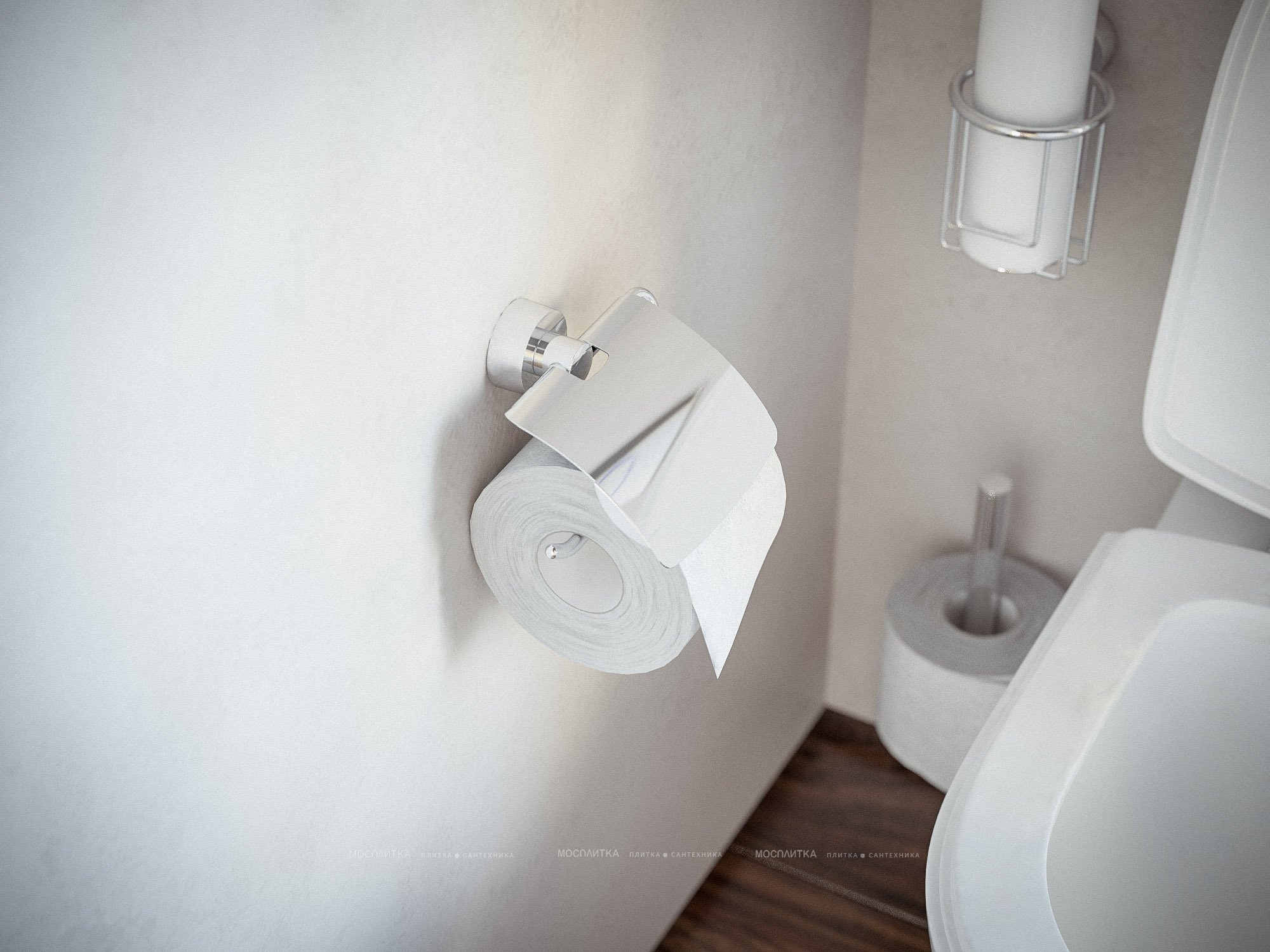 Держатель туалетной бумаги с крышкой FBS Nostalgy NOS 055 - изображение 2