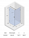 Душевой уголок Riho Scandic Mistral M201 GX020260 100x80 см правый стекло прозрачное - 2 изображение