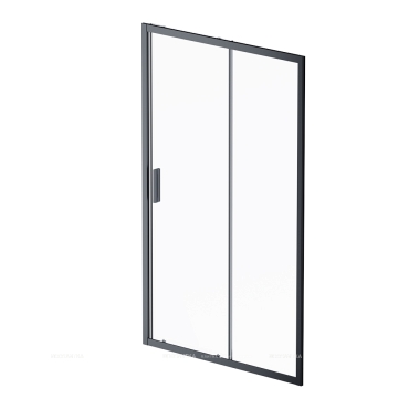 Душевая дверь Am.Pm Gem W90G-120-1-195BT 120 см,стекло прозрачное, профиль черный матовый