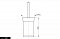 Ёршик для туалета Nicolazzi Classica 1491OG, латунь - изображение 2