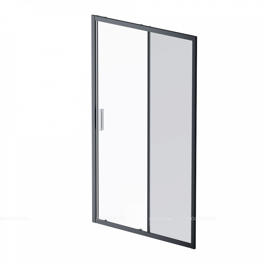 Душевая дверь Am.Pm Gem 120 см W90G-120-1-195BG стекло прозрачное / тонированное, профиль черный - изображение 7