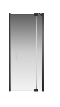 Душевая дверь Creto Tenta 90х200 см 123-WTW-90-C-B-8 профиль черный, стекло прозрачное