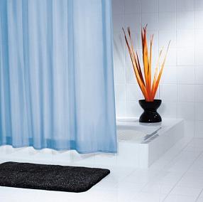 Штора для ванных комнат Ridder Uni (Т) синяя/голубая