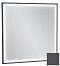 Зеркало Jacob Delafon Allure 60 см EB1433-S17 серый антрацит сатин, с подсветкой 