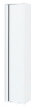 Шкаф-пенал для ванной Aquanet Lino 35 00253909 белый матовый - 5 изображение