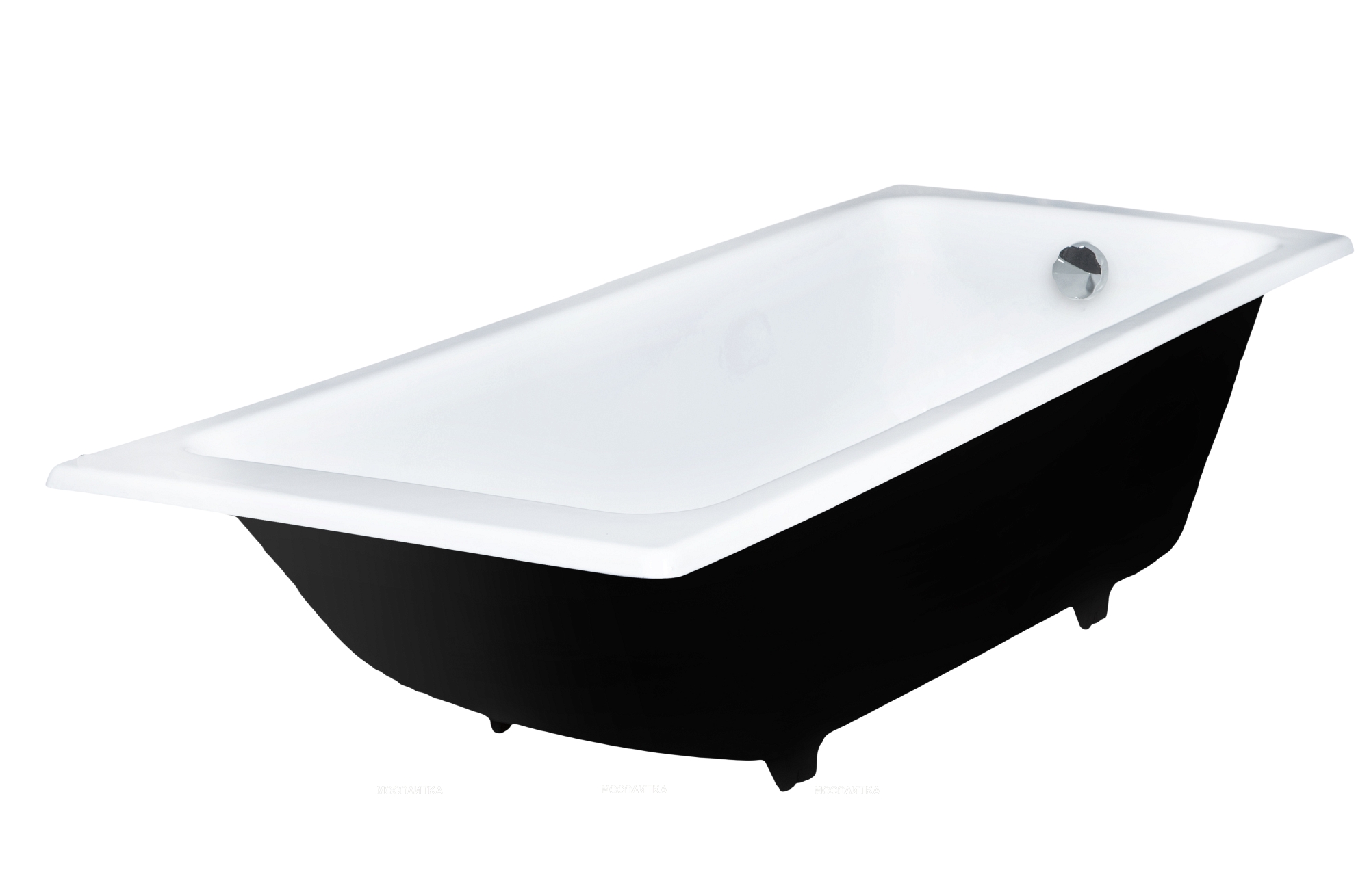 Чугунная ванна Wotte 170х70 см Line 1700x700 белая - изображение 2