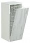 Подвесной шкаф с бельевой корзиной Aquaton Сакура, ольха наварра/Белый глянец - изображение 2