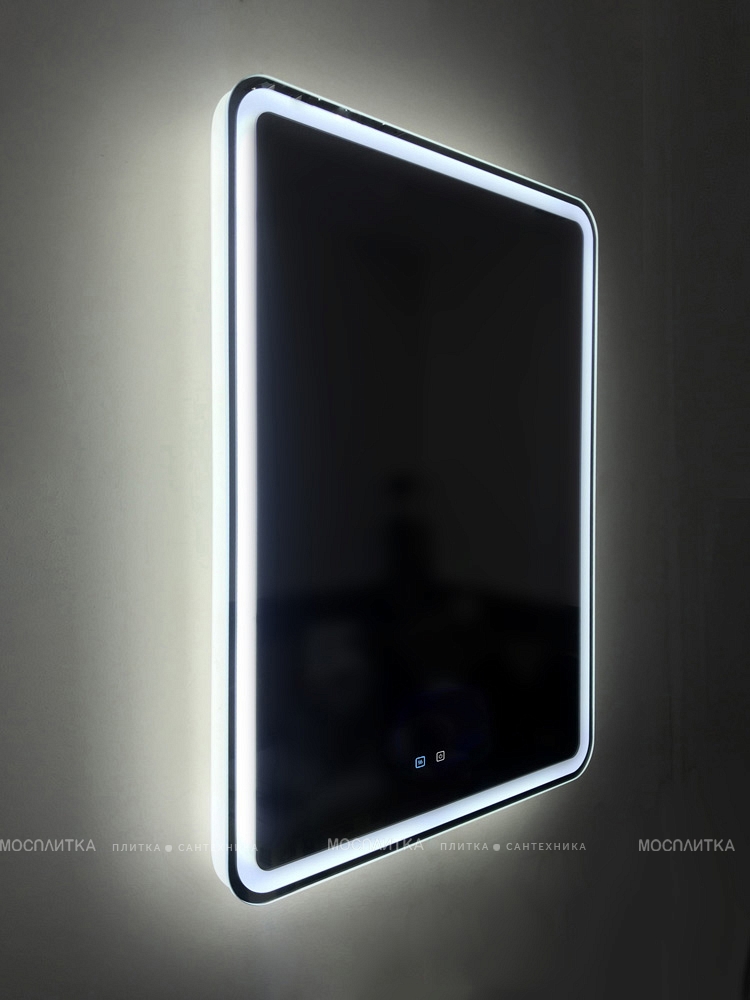 Зеркало BelBagno Marino 100 см SPC-MAR-1000-800-LED-TCH-SND с подсветкой, голосовым управлением и подогревом - изображение 2