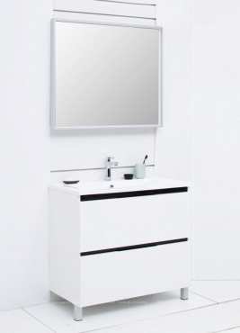 Зеркало De Aqua Алюминиум 9075 AL604090S 90 x 75 см с Led подсветкой - 5 изображение