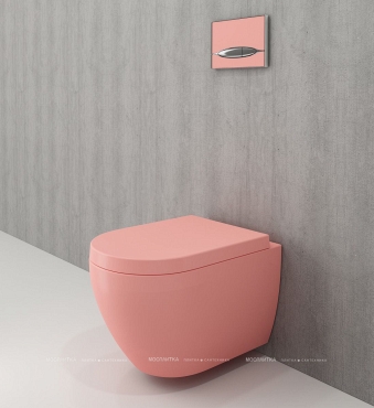 Крышка-сиденье для унитаза Bocchi Taormina/Jet Flush/Parma A0300-032 розовое - 2 изображение