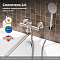 Смеситель для ванны с душем РМС SUS124-006EP нержавеющая сталь - изображение 2