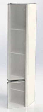 Шкаф-пенал Aquanet Вилора 40 R белый - 7 изображение