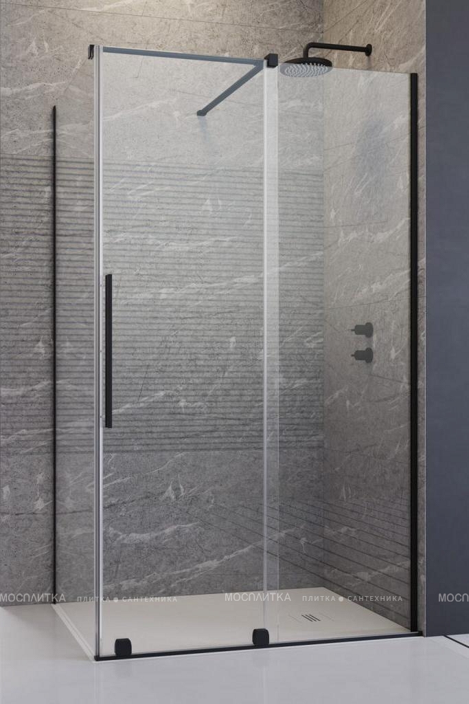 Душевая дверь Radaway Furo KDJ 47,2 см 10104472-54-01R стекло прозрачное, профиль черный - изображение 2