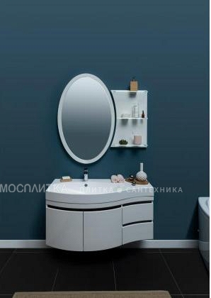 Комплект мебели для ванной Aquanet Опера 115 L 2 двери 2 ящика белый - изображение 12