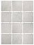Плитка Караоке серый, полотно 30х40 из 12 частей 9,9х9,9