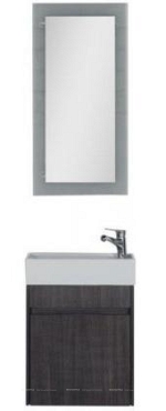 Комплект мебели для ванной Aquanet Лидс 50 эвкалипт мистери - 2 изображение