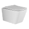 Комплект подвесной безободковый унитаз Ceramica Nova Metric + инсталляция с клавишей смыва, черная матовая CN3007_1001B_1000 - изображение 2