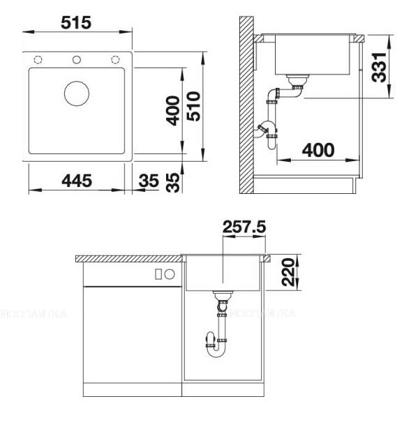 Кухонная мойка Blanco Pleon 5 Silgranit 521504 - изображение 2