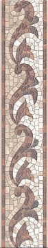 Керамическая плитка Kerama Marazzi Бордюр Пантеон лаппатированный 7,7х40 